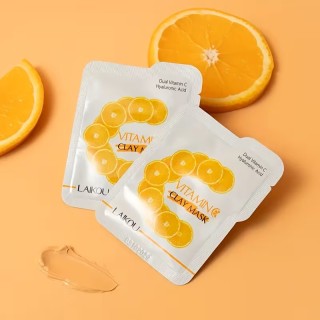 قناع الطين بفيتامين C وحمض الهيالورونيك – LAIKOU Vitamin C Clay Mask