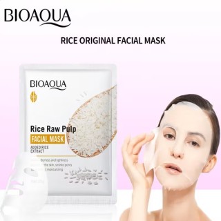 ماسك BIOAQUA بخلاصة الأرز لتفتيح وترطيب البشرة