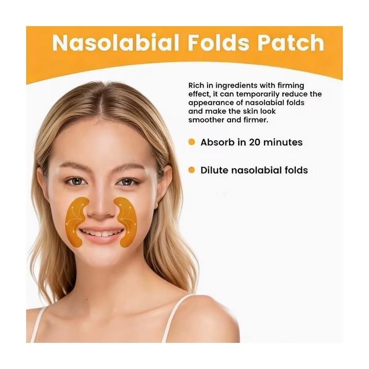 Lumileen – Gold Nose & Smile Line Patch (Single Piece)