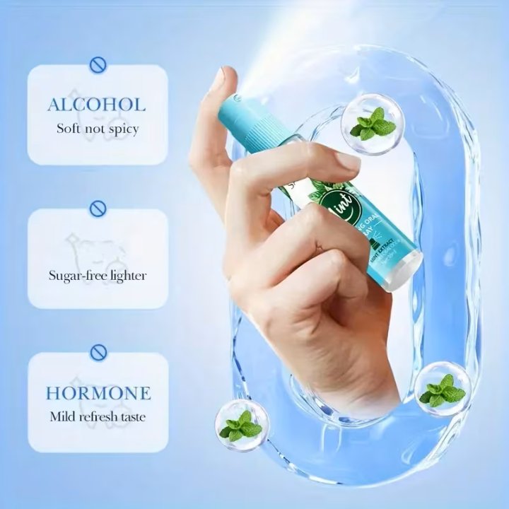 بخّاخ النعناع الفوري لإنعاش الفم – Sadoer Instant Mint Spray