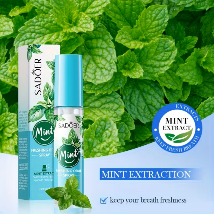 بخّاخ النعناع الفوري لإنعاش الفم – Sadoer Instant Mint Spray