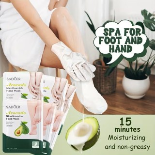 مجموعة قناع اليدين والقدمين المرطّب بالأفوكادو – Hand & Foot Spa Mask Set